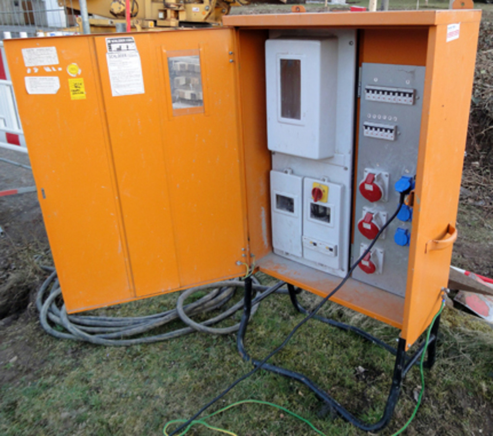 Baustromkasten bei Elektro Radlinger GmbH in Schwandorf