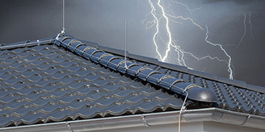 Äußerer Blitzschutz bei Elektro Radlinger GmbH in Schwandorf