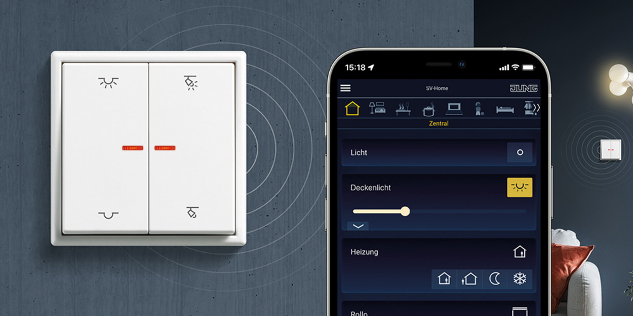 KNX RF Taster bei Elektro Radlinger GmbH in Schwandorf